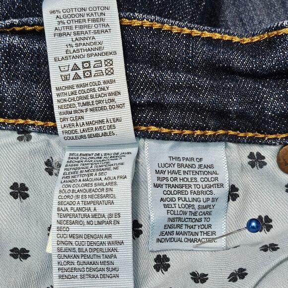 LUCKY BRAND WOMEN'S SWEET STRAIGHT BLUE JEAN PANT SIZE 6/28 REGULAR - Picture 7 of 12